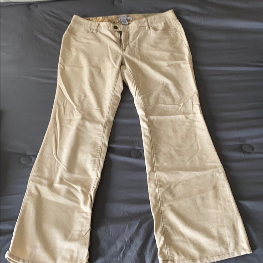 Cream pants
